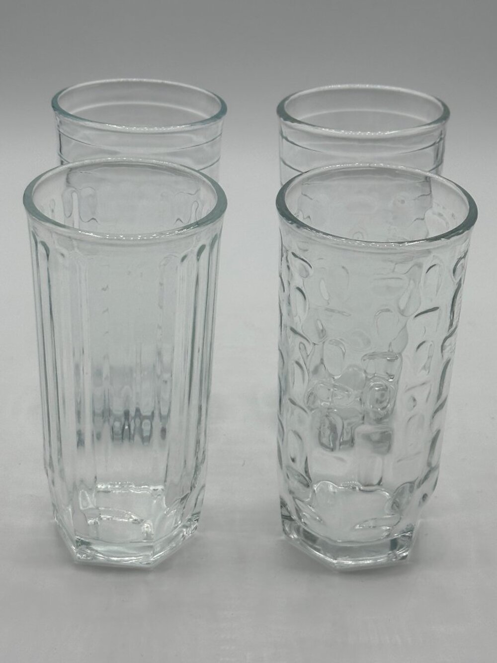 Crisa By Libby Vintage Set Of 4 Tumblers 7 oz. Multi Design